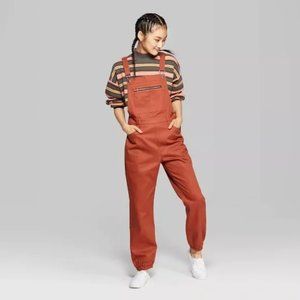 Wild Fable Burnt Orange Overalls